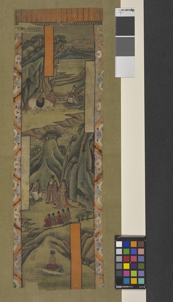 图片[5]-banner; painting; 幡(Chinese); 繪畫(Chinese) BM-1919-0101-0.97-China Archive